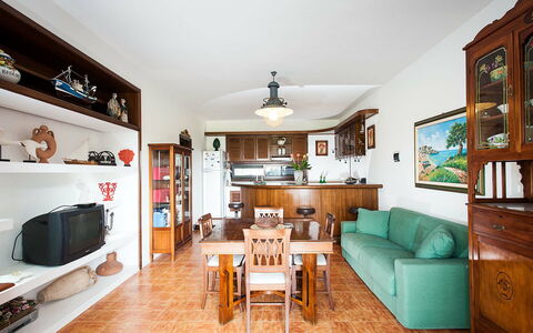 Logement Lampara: Cuisine, Salle à manger, Salon