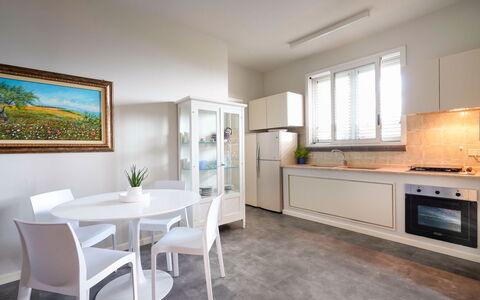 Logement Corallo: Cuisine, Salle à manger