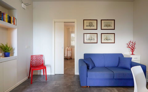 Logement Corallo: Salle à manger, Salon