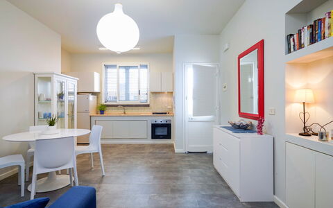 Logement Corallo: Cuisine, Salle à manger, Salon