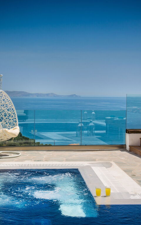 Villa Artemis: bassin, Vues