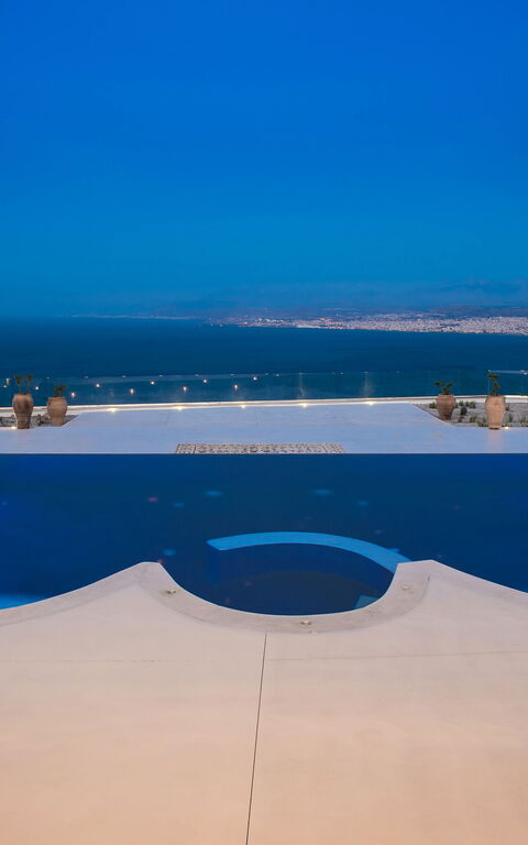 Villa Santor: bassin, Vues