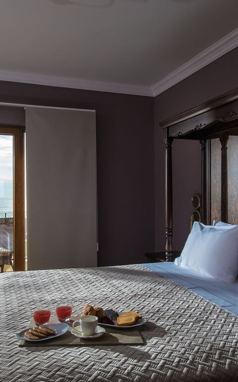 Villa Kalliste: chambre à coucher