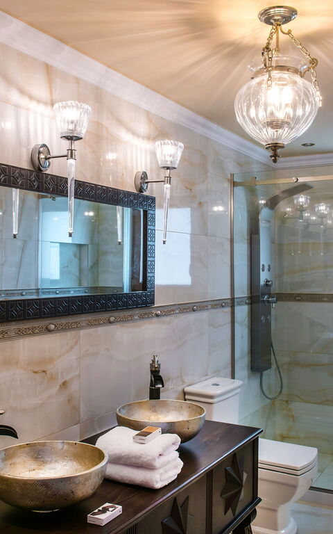 Villa Kalliste: Salle de bain