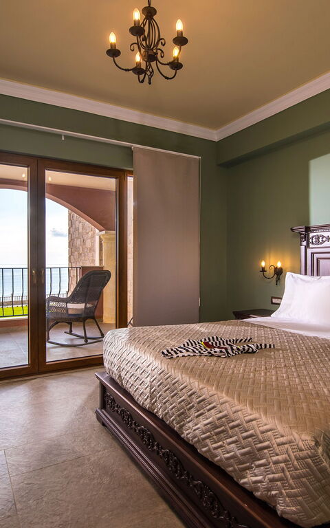 Villa Kalliste: chambre à coucher