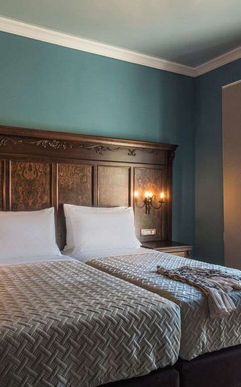 Villa Kalliste: chambre à coucher