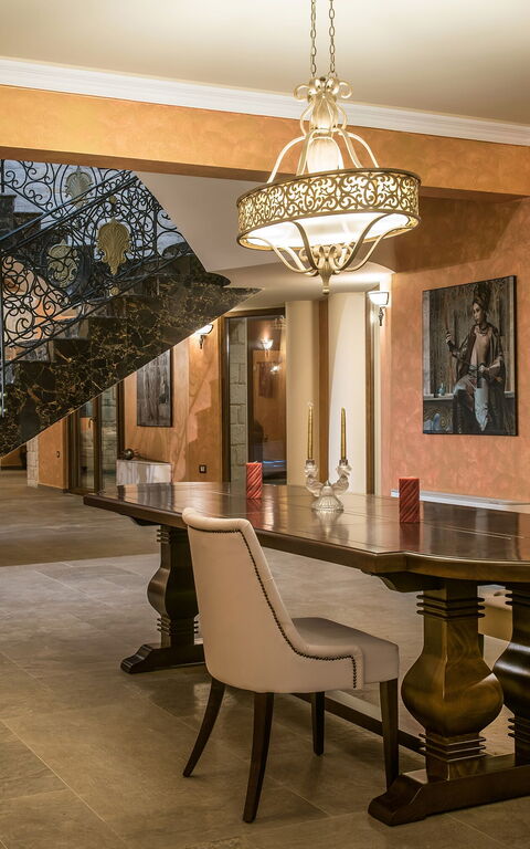 Villa Kalliste: Salle commune, Salon