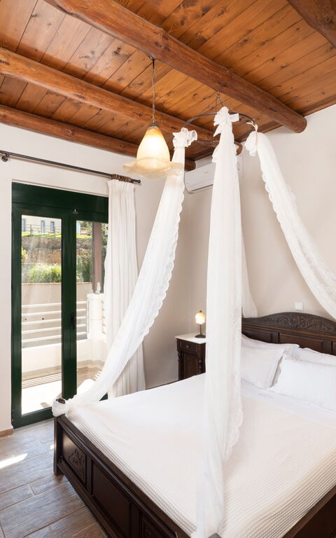 Villa Kissos: chambre à coucher