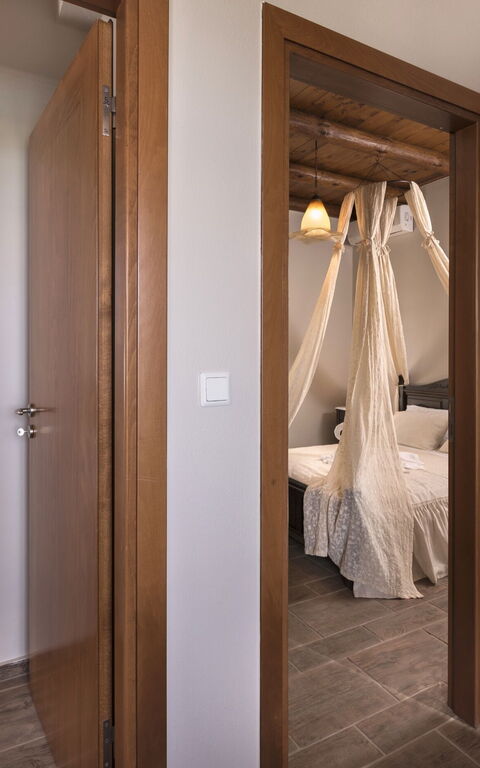 Villa Kissos: chambre à coucher