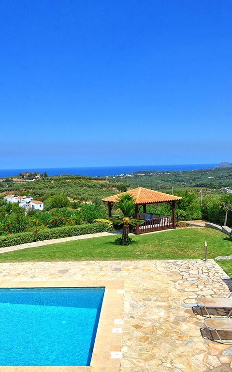 Villa Rodia: bassin, Été, Extérieur, Jardin, Vues