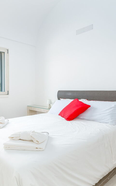 Villa Trullina: chambre à coucher