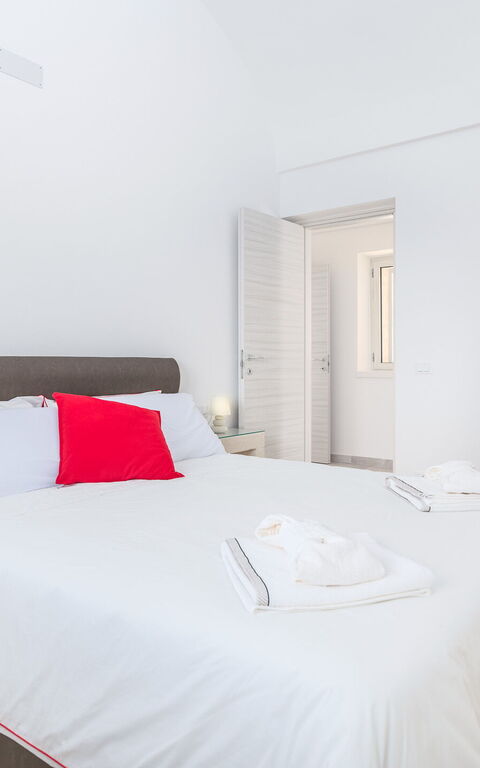 Villa Trullina: chambre à coucher