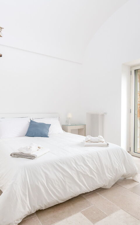 Villa Trullina: chambre à coucher