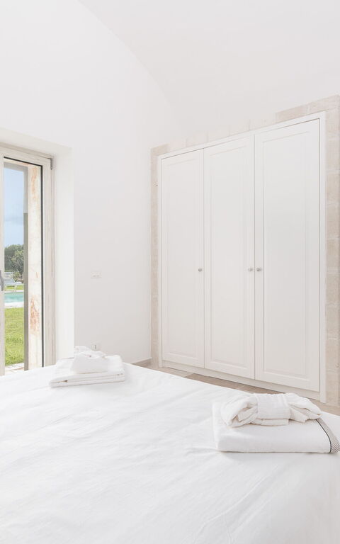 Villa Trullina: chambre à coucher