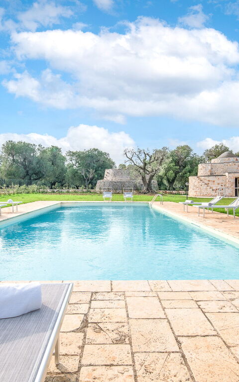 Villa Trullina: bassin