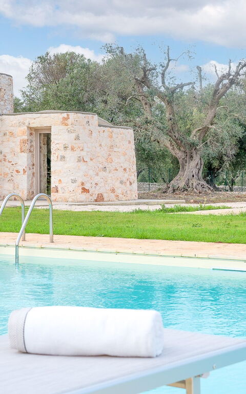 Villa Trullina: bassin, Extérieur, Jardin