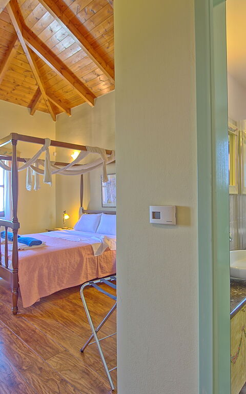 Villa Rodanthi: chambre à coucher, Salle de bain