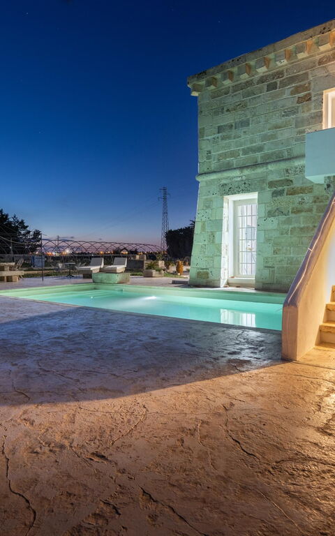 Villa Turris: bassin, Jardin