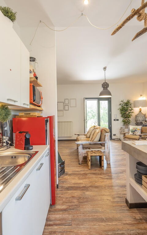 Villa Natura: Cuisine, Salle à manger, Salon