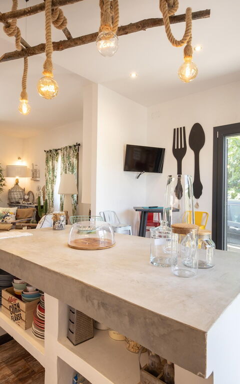 Villa Natura: Salle à manger, Salon