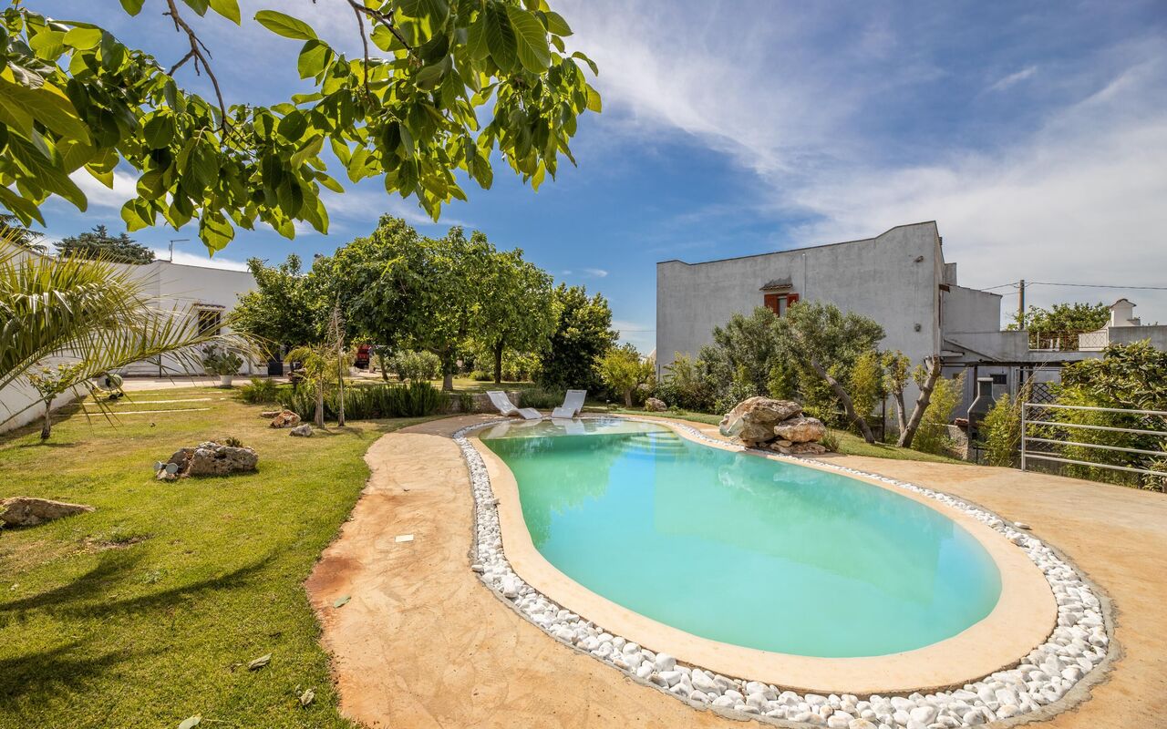 Villa Natura: bassin, Extérieurs, Jardin