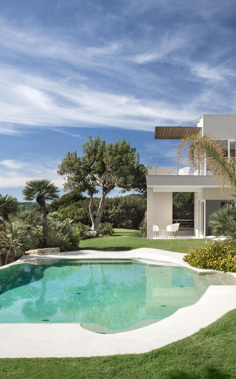 Villa Vera: Balcon / Terrasse / Patio, bassin, Jardin, Vues