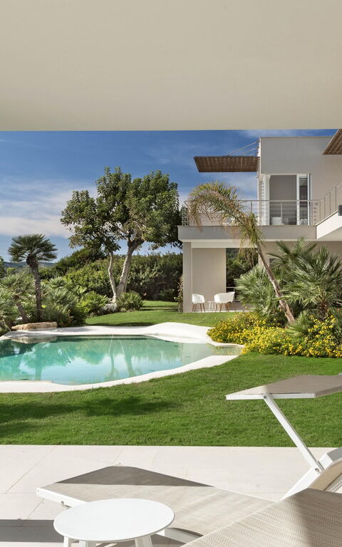 Villa Vera: Balcon / Terrasse / Patio, bassin, Extérieur, Jardin, Vues