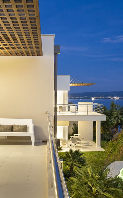 Villa Vera: Balcon / Terrasse / Patio, bassin, Extérieur, Jardin, Vues