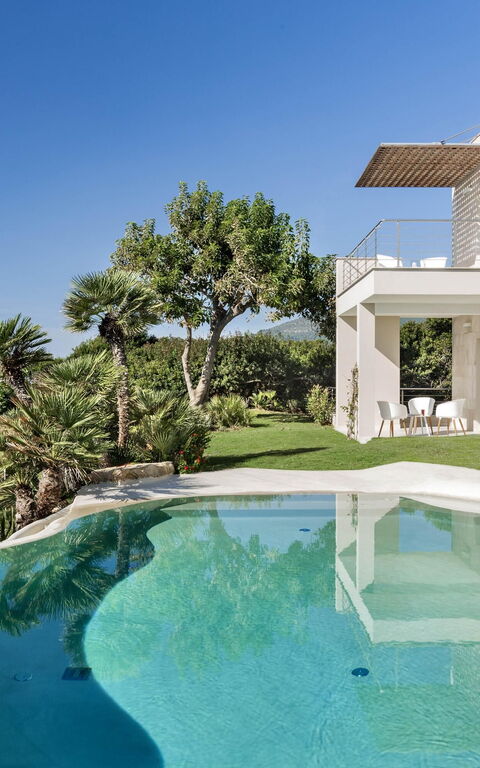 Villa Vera: Balcon / Terrasse / Patio, bassin, Extérieurs, Jardin, Vues