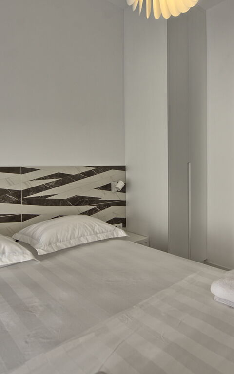 Casa Cafenio: chambre à coucher, Salle de bain