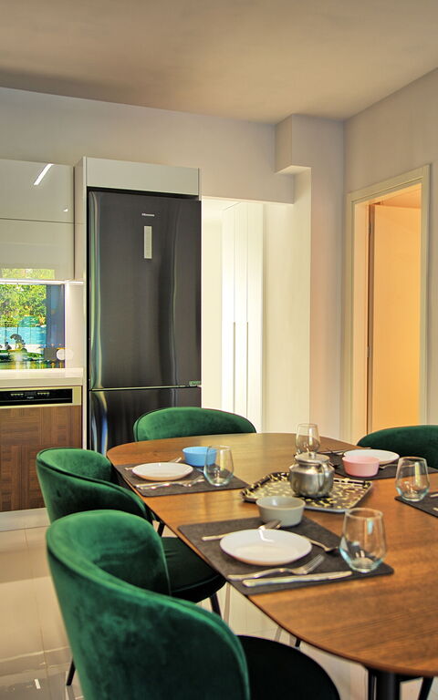 Casa Cafenio: Cuisine, Salle à manger