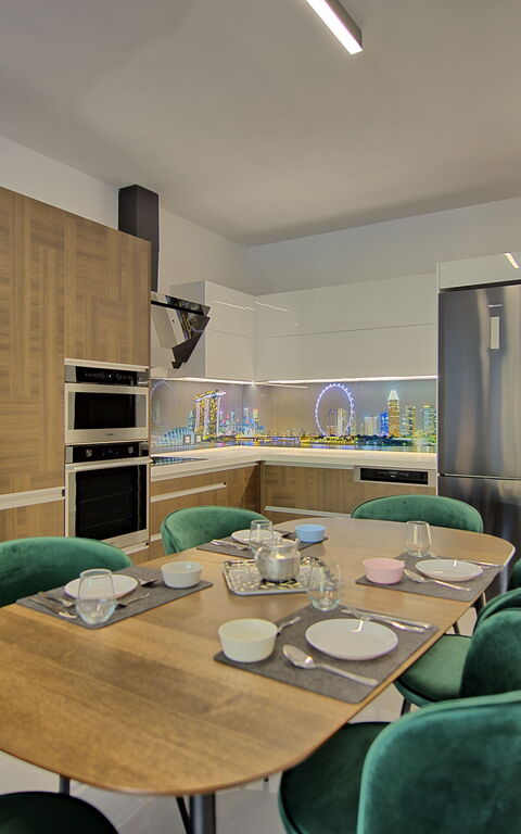 Casa Cafenio: Cuisine, Salle à manger