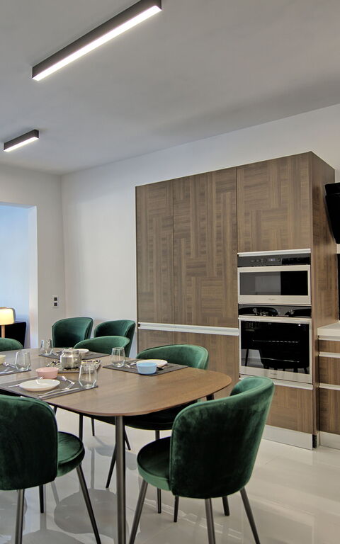 Casa Cafenio: Cuisine, Salle à manger, Salon