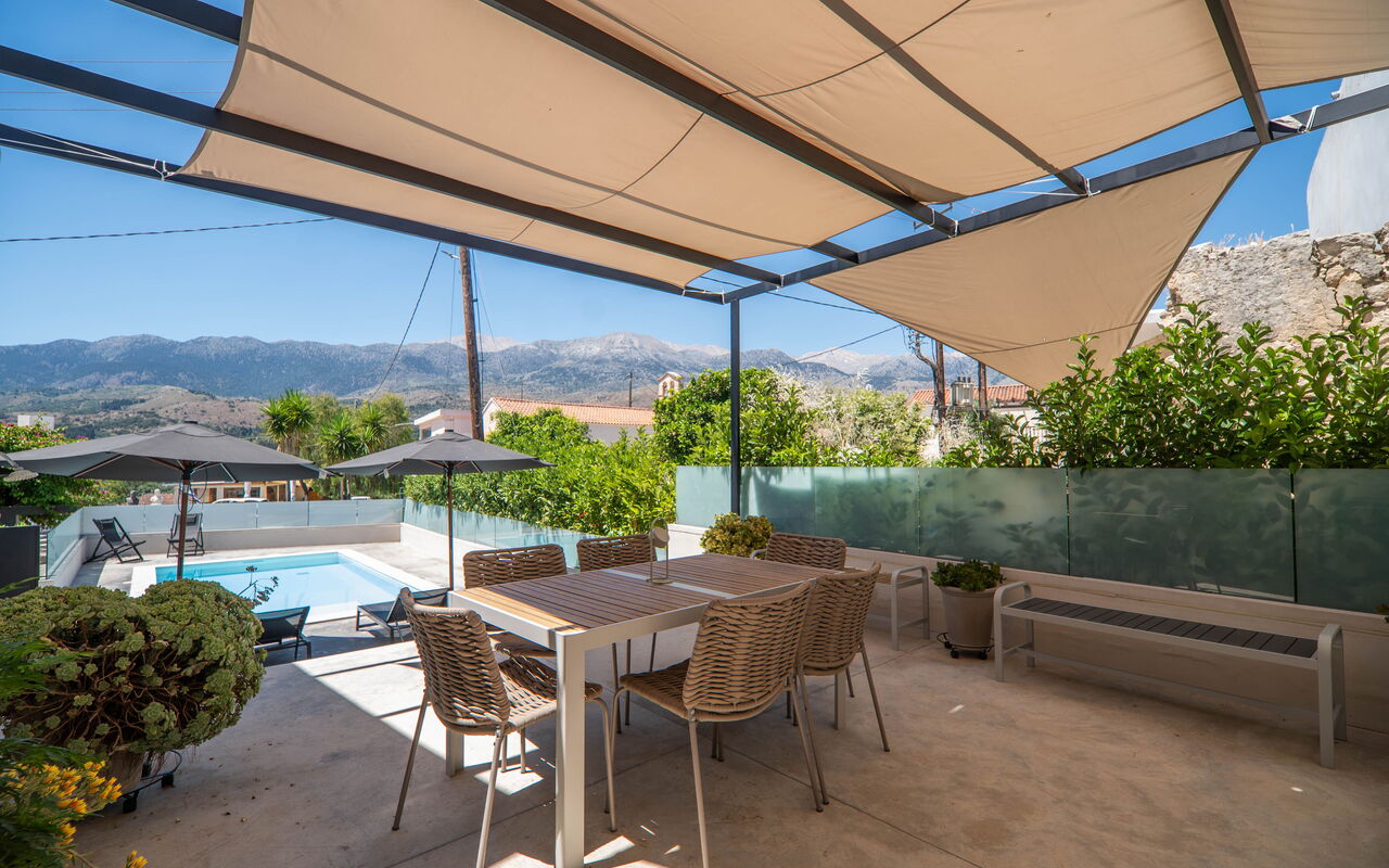 Casa Cafenio: Balcon / Terrasse / Patio, bassin, Extérieur