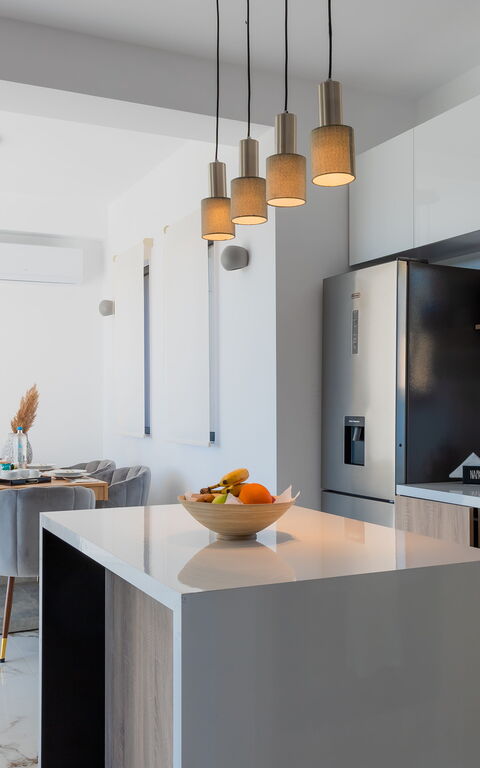 Villa Olivum: Cuisine, Salon