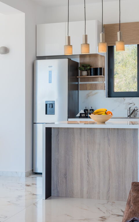 Villa Olivum: Cuisine, Salon