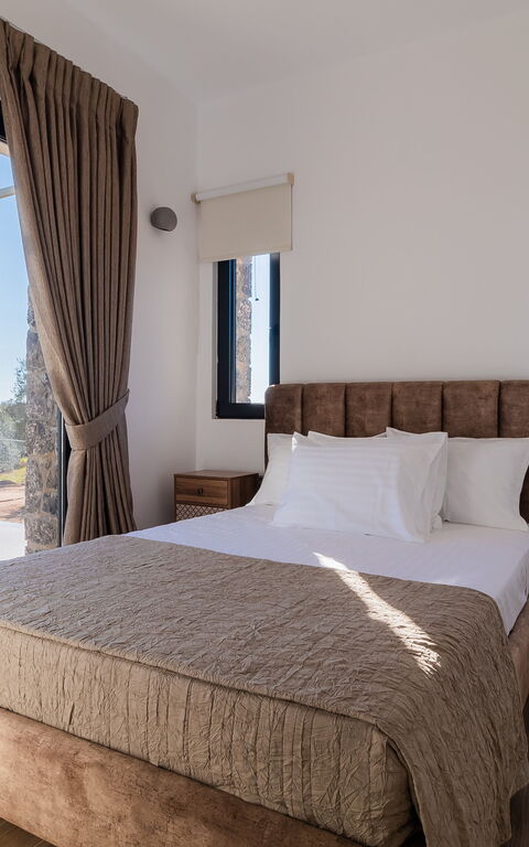 Villa Olivum: chambre à coucher