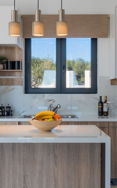 Villa Olivum: Cuisine, Salon