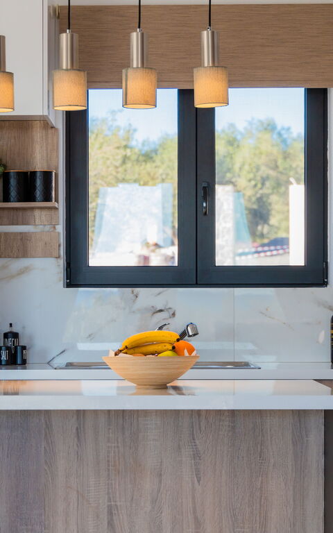 Villa Olivum: Cuisine, Salon