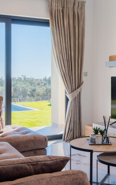 Villa Olivum: Cuisine, Salon