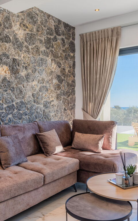 Villa Olivum: Cuisine, Salon