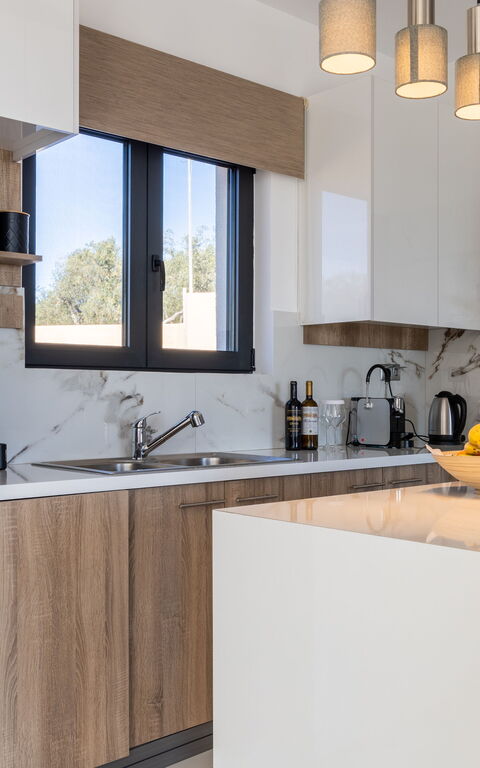 Villa Olivum: Cuisine, Salon