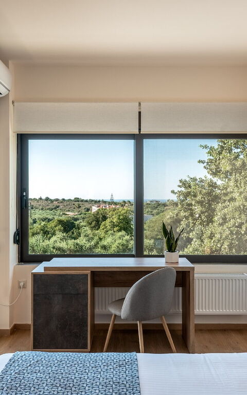 Aelia: Balcon / Terrasse / Patio, chambre à coucher, Vues