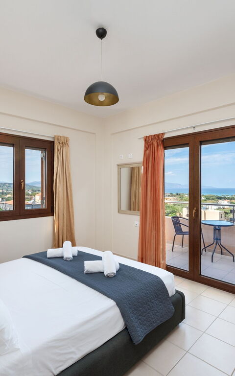 Villa Stratianna: chambre à coucher