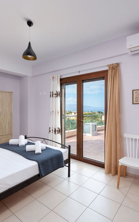 Villa Stratianna: chambre à coucher