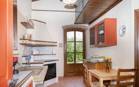 Logement Capanna: Cuisine, Salle à manger