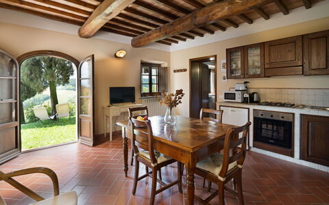 Logement Carro: Cuisine, Salle à manger, Salon