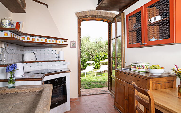 Logement Capanna: Cuisine, Salle à manger