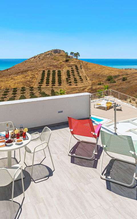 Villa Domizia: Balcon / Terrasse / Patio, Vues