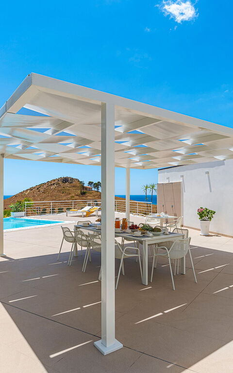 Villa Domizia: Balcon / Terrasse / Patio, bassin, Vues